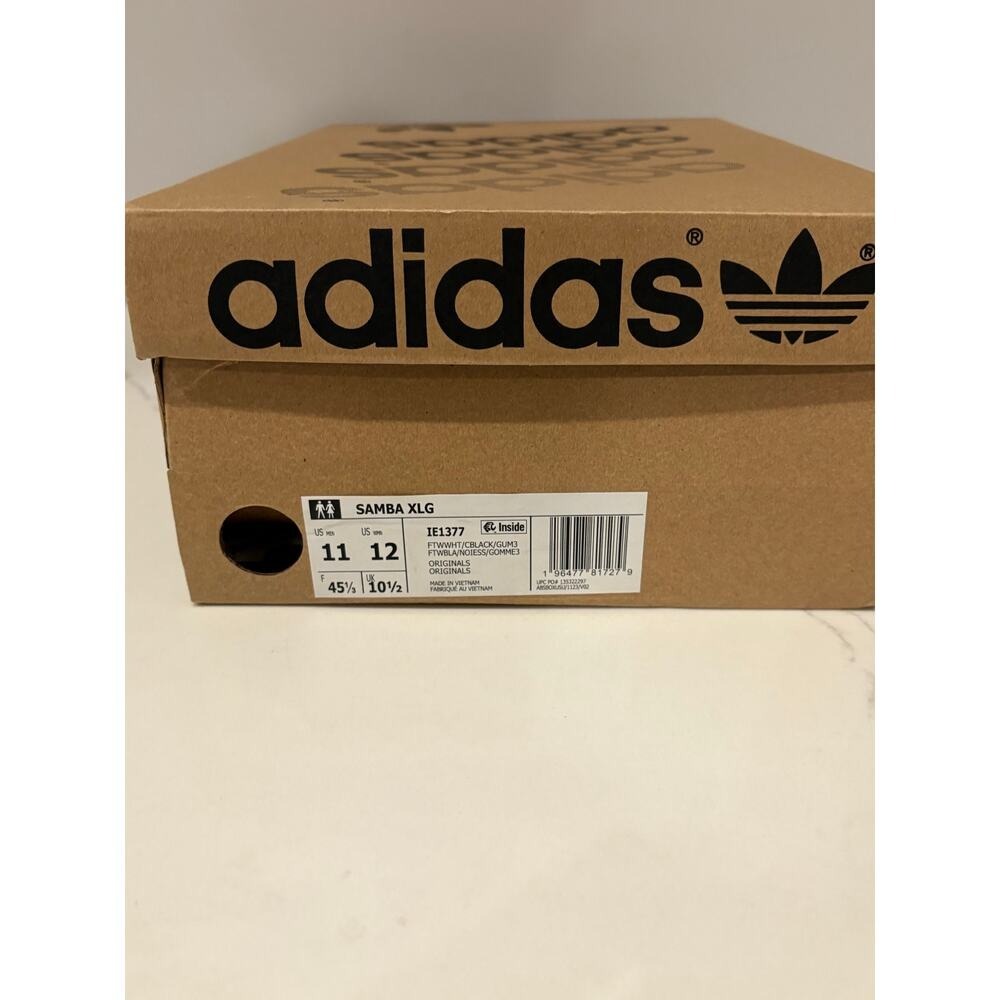 ADIDAS Originals Samba XLG‎ White Black Gum IE1377 Men's 11 NEW in BOX - Picture 7 of 8